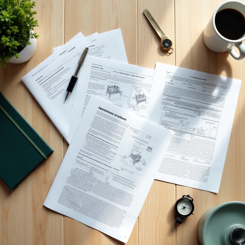 Preview of the vending operator guide content with structured chapters and diagrams
